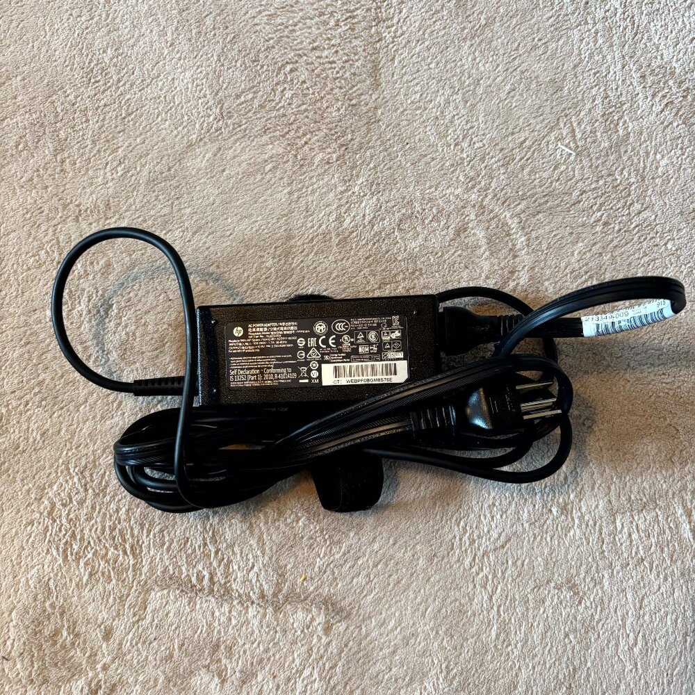 HP 65W Blue Tip OEM Laptop Charger AC Adapter 19.5V 3.33A